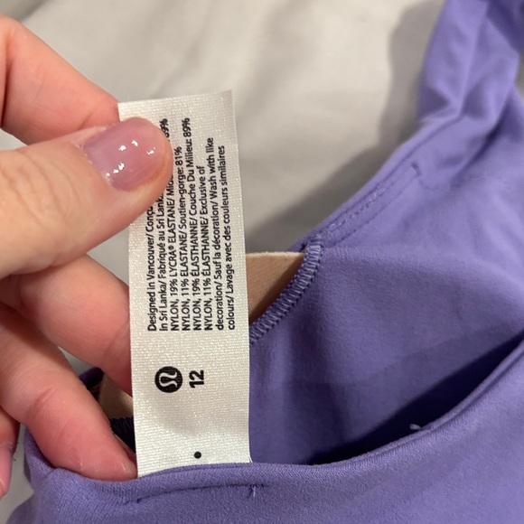 lululemon athletica Align C/D dark Lavender Sports Bra - Picture 3 of 4